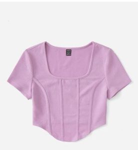 Lilac Corset Style Top