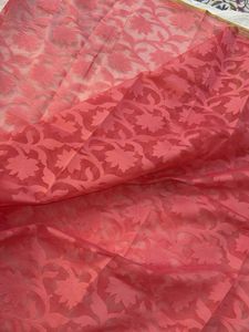🌸 Rose Blush Luxe – Premium Designer Net Fabric ✨