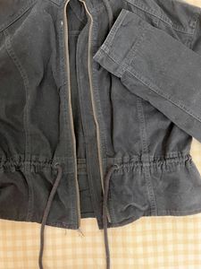 Hollister Blue Jacket with Tie Detailing Size XS