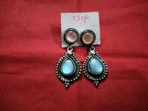 Gemstone Drop Earrings