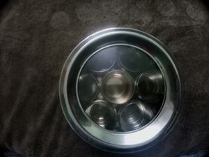 Steel Spice Box With Seven Container/ Masala Dabba