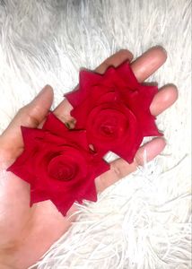 Red Rose Hair Clip Set 🌹| Cute &amp; Classy |