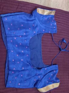 Blue Saree Blouse