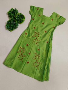 Rich Green Shimmery Dress