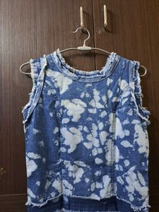 Denim Vest - Unique Design