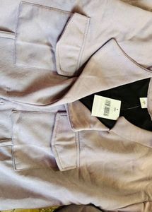 Chic Cropped Belted Jacket