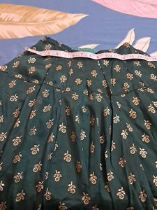 Pure Fabric  Croptop N Silk  Dupatta