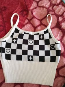 Korean Crop Nd Tank Top