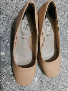 Marks & Spencers nude block heels