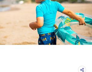 Baby Swimming Short Sleeved Anti-UV T-Shirt