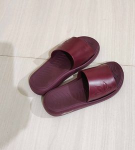 Burgundy Colour Flip Flops