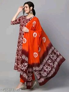 Kurta And Pant Dupatta Set For Women