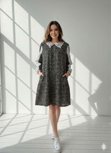Charming Floral Dot Dress