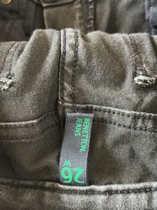 Ripped Black Wash Denim Jeans