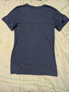 Navy V-Neck Tee