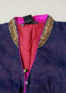 Colorful Embellished Kurti 💚