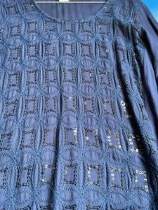 Navy Blue Kurti