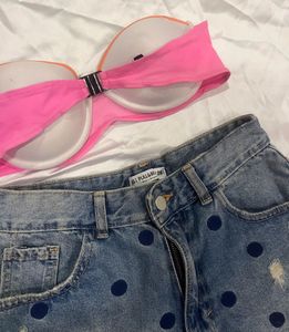 Victoria&#39;s Secret Bikini Top Push Up Padded Pink