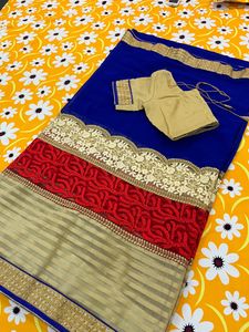 Blue Elegant Saree