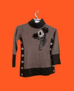 Highneck Party Wear Sweater