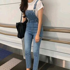 Light Wash Denim Dungaree