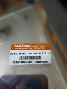 Meenakari Peacock Pooja Thali(stainless Steel)