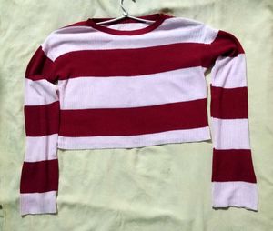 Cherry Pink Crop Top🍒