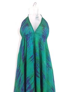 Green Printed Dress (Women&#39;s)