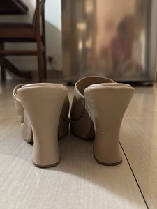 Nude Women Block Heels