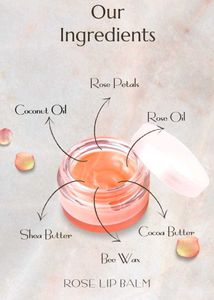 Rose Infused Lip Balm (10g×10g) 2