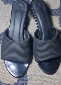 Black Block Heels