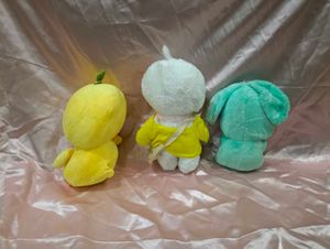 Combo Of 3 Imprted Plushies Toys