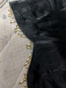 Elegant Black Readymade unpadded Blouse