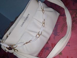 Charles &amp; Keith Beautiful White Bag