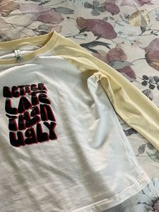 Graphic Print Long Sleeve Top