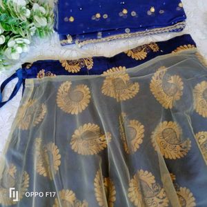 Navy Blue  Choli