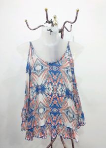 Cold Shoulder Bell Sleeves Top
