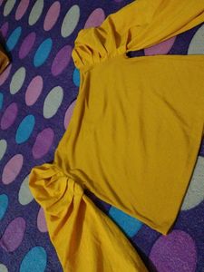 Yellow Long Sleeve Top