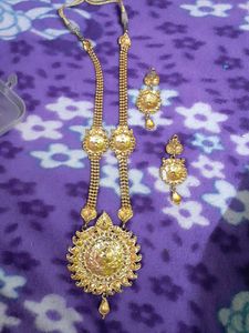 Elegant Party Accessories Long Neclace With Earrings
