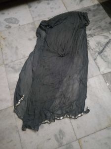 Elegant Grey Embroidered Kurta