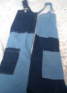 Dungaree With Black Tshirt