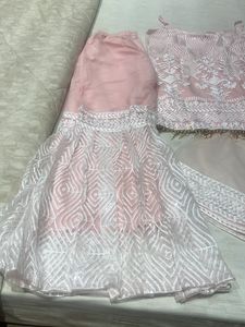 Pink Embroidered 3-Piece Suit