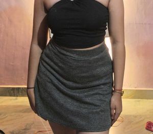 Stylish grey Mini Skirt