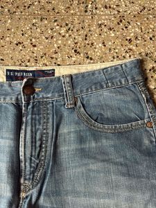 Light Blue Wash Demon Jorts