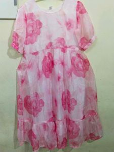 Organza Beautiful Aesthetic Frock For Women✨💕
