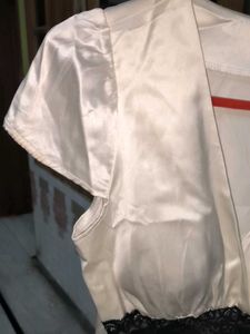 Elegant White &amp; Lace Top