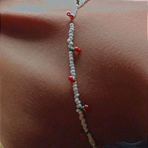Adjustable cherry choker necklace at just ₹100 Dm for more details