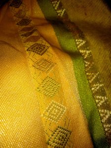 Traditional gold Benarashi Saree - New in Package