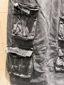 Zara Gray Cargo Jeans