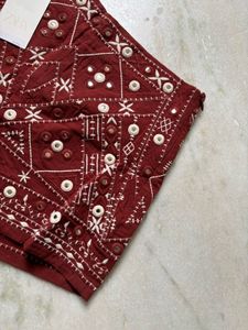 Embroidered Vest &amp; Shorts Set